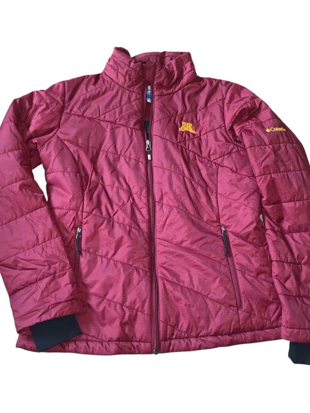 Columbia University of Minnesota Gophers Quilted Puffer Jacket Women's Large